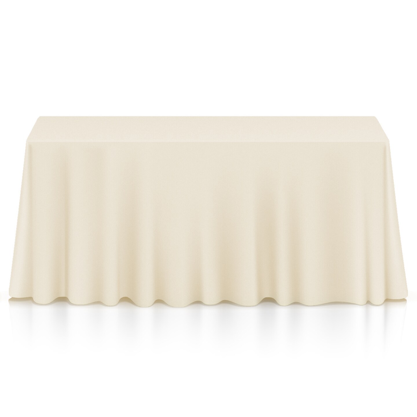 Lann's Linens - Premium Tablecloth for Wedding / Banquet / Restaurant - Rectangular Polyester Fabric Table Cloth