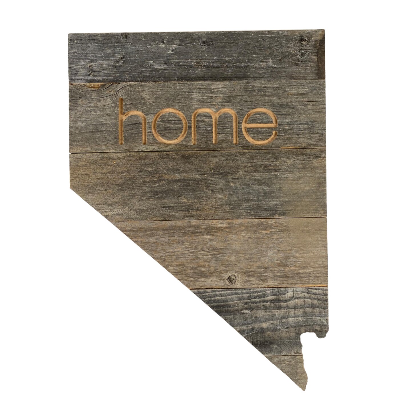 Large Rustic Farmhouse Home State Reclaimed Wood Wall Sign | Michaels