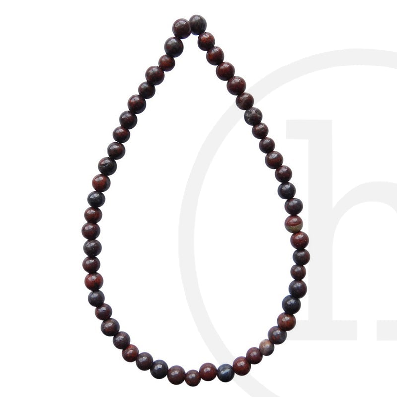 SemiPrecious Stone Brecciated Jasper Round Beads Michaels