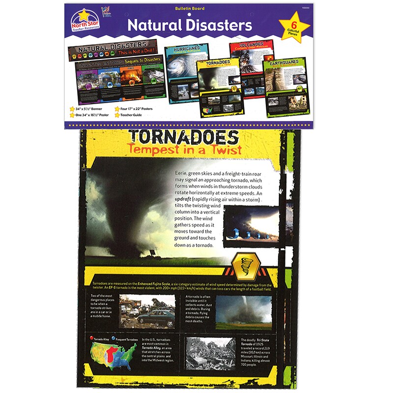 Natural Disasters Bulletin Board Set, Set of 6 | Michaels