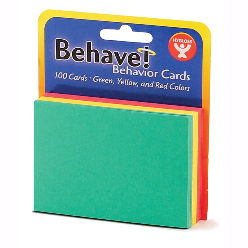 Behavior Cards, 3&#x22; x 5&#x22;, Assorted, Pack of 100