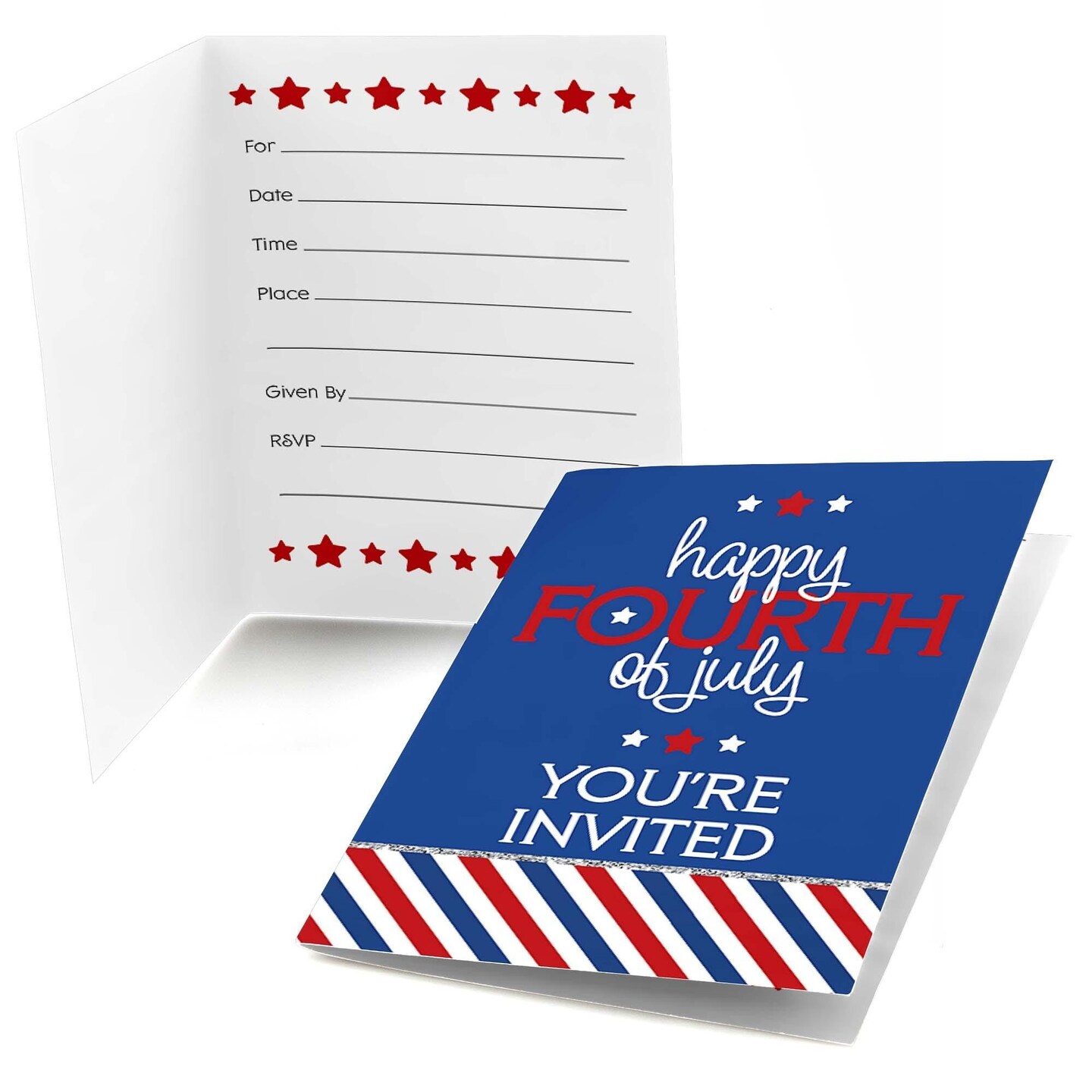 Premium Patriotic Cardstock Paper for 4th of July