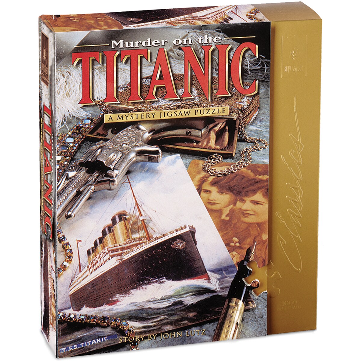 BePuzzled Mystery Jigsaw Puzzle 1000 Pieces 23&#x22;X29&#x22;-Murder On The Titanic