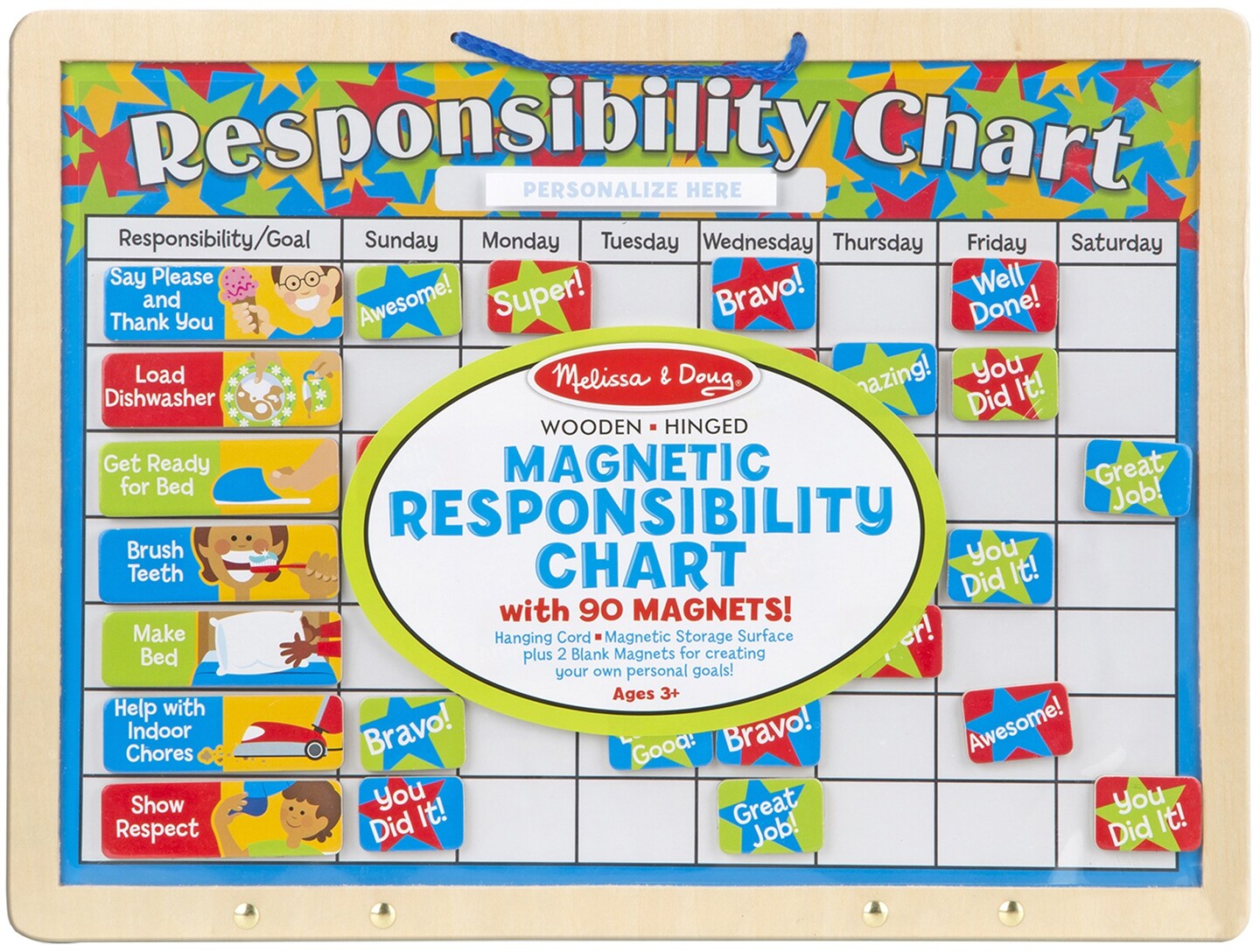 Melissa &#x26; Doug Magnetic Responsibility Chart