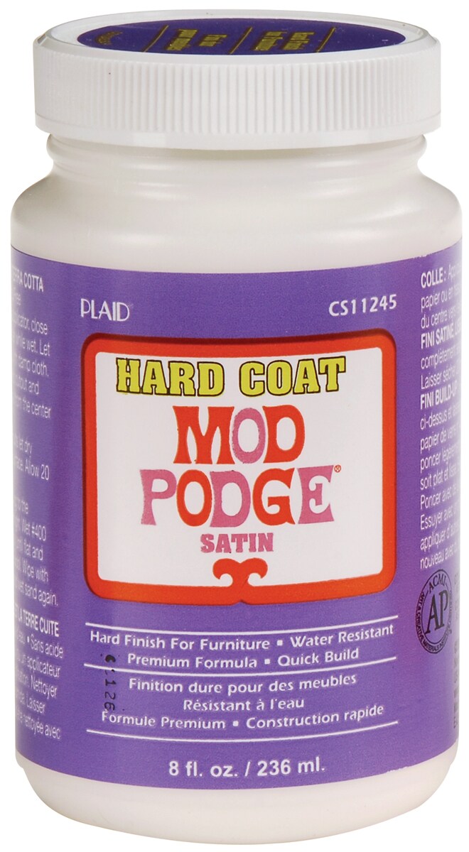 Plaid Mod Podge Satin Hard Coat Finish-8oz