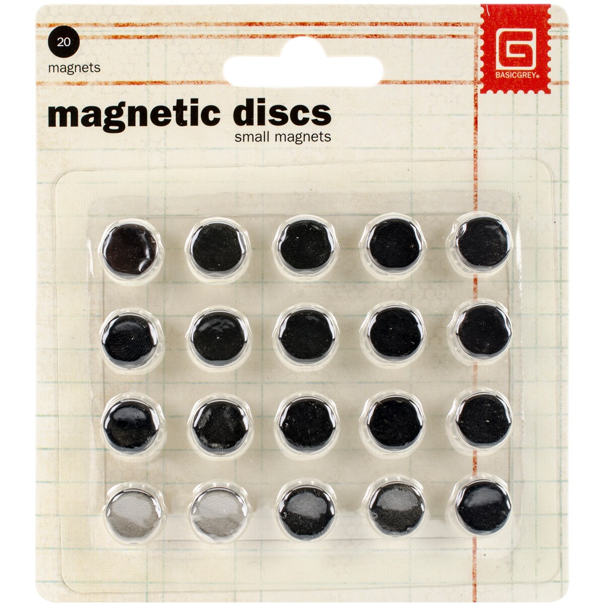 Magnetic Discs .375&#x22; 20/Pkg-1/32&#x22; Thick