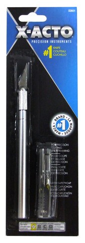 X ACTO 1 KNIFE WITH SAFETY CAP CARDED