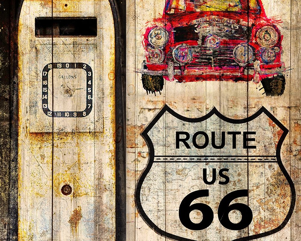 Classic Car Route 66 by Kimberly Allen - Item # VARPDXKARC478A