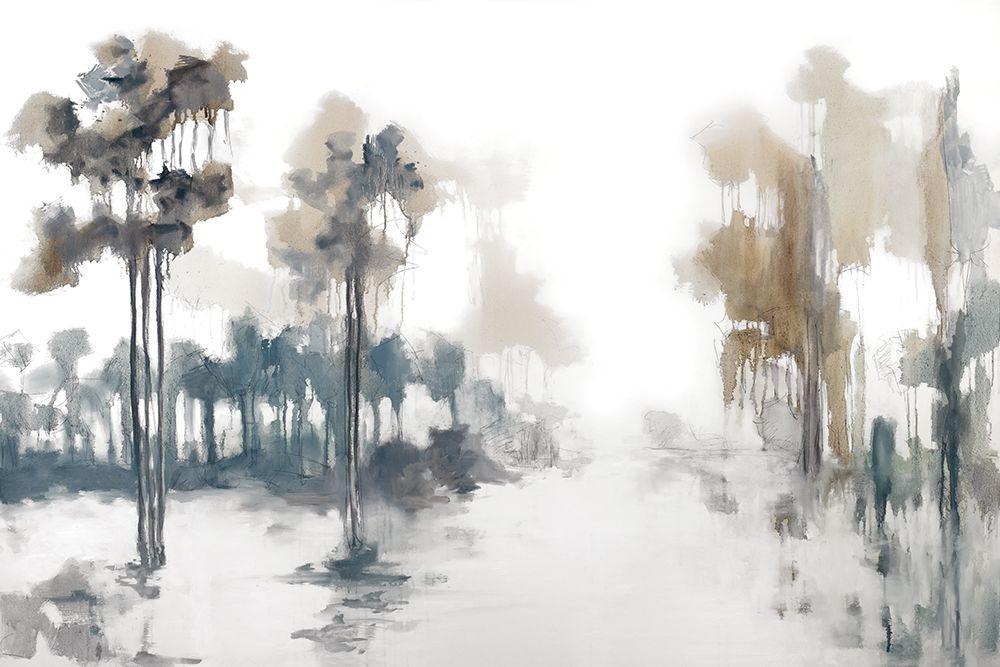 Back Roads And Flooded Fields Poster Print by Jacqueline Ellens # POD60947