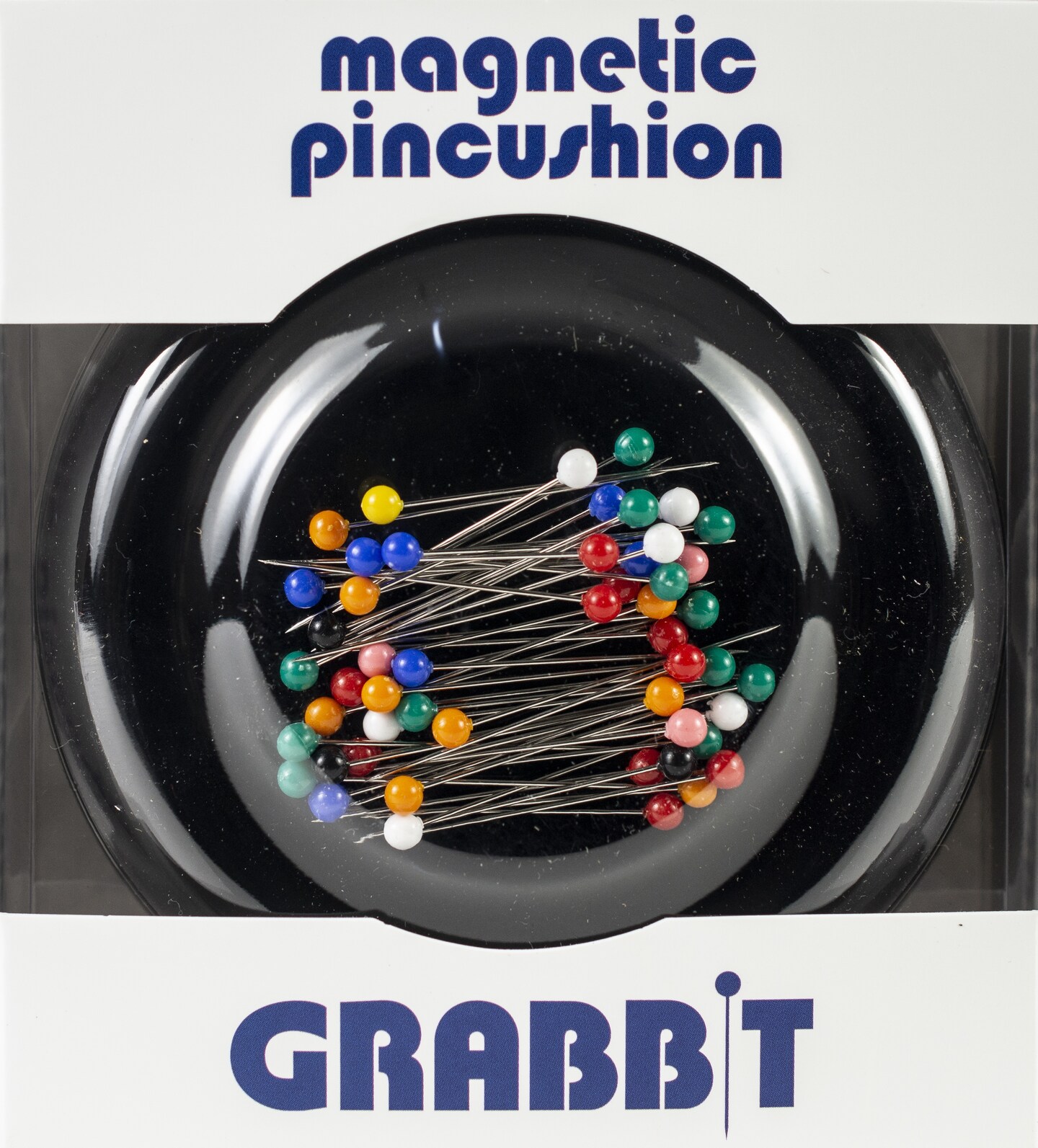 Grabbit Magnetic Pincushion W/50 Pins-Black