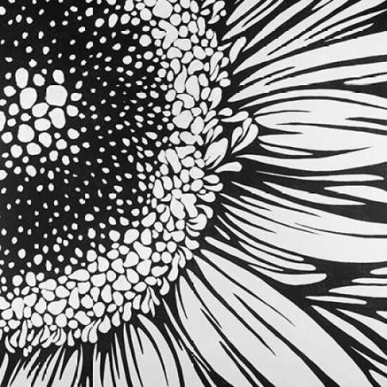Gerbera Flower Outline Style Poster Print by Atelier B Art Studio - Item # VARPDXBEGFLO123
