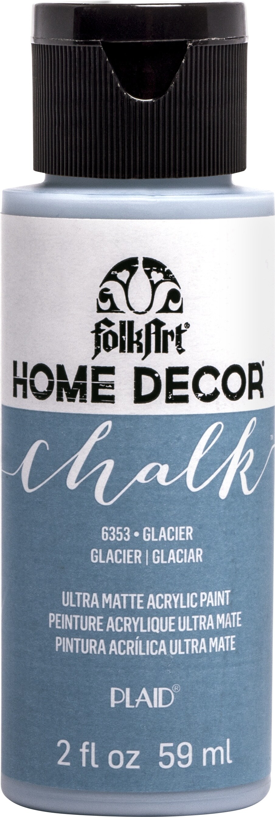 FolkArt Home Decor Chalk Paint 2oz-Glacier