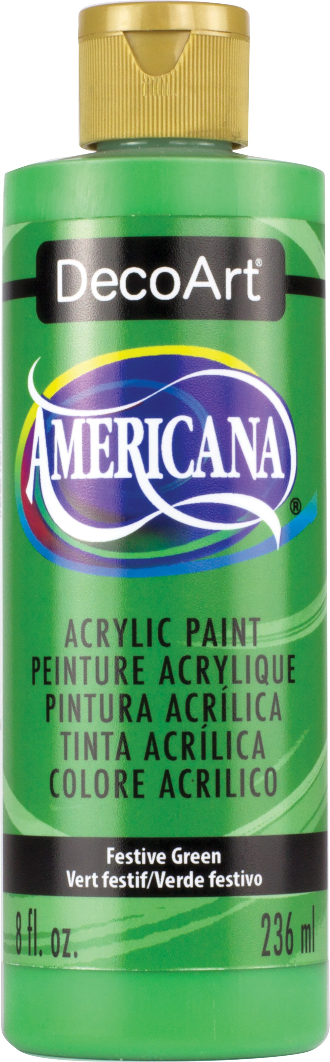 DecoArt Acrylic Paint Green 8 oz - Gaunt Industries