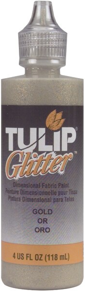 Tulip Dimensional Fabric Paint Metallics 4 fl oz Gold