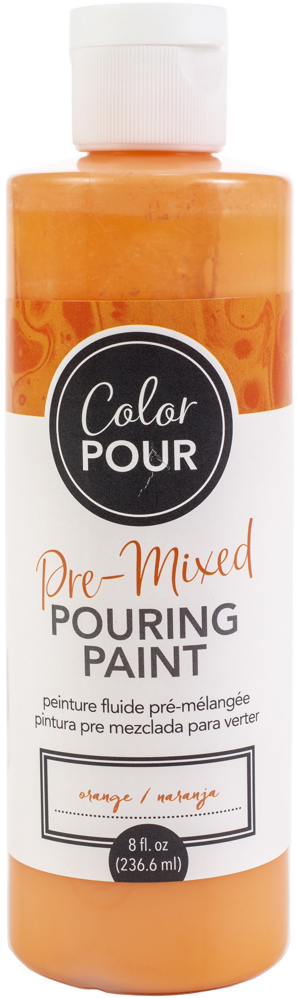 American Crafts Color Pour PreMixed Paint 8ozOrange Michaels