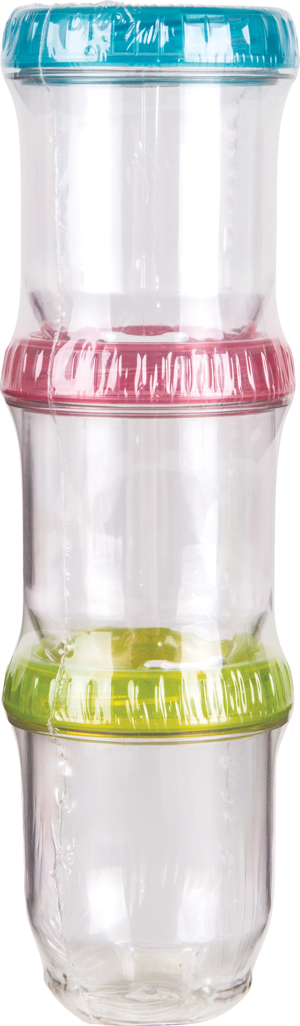 Artbin Twisterz Jar Set Small/Tall 3/Pkg-Multi-Colored Lids | Michaels