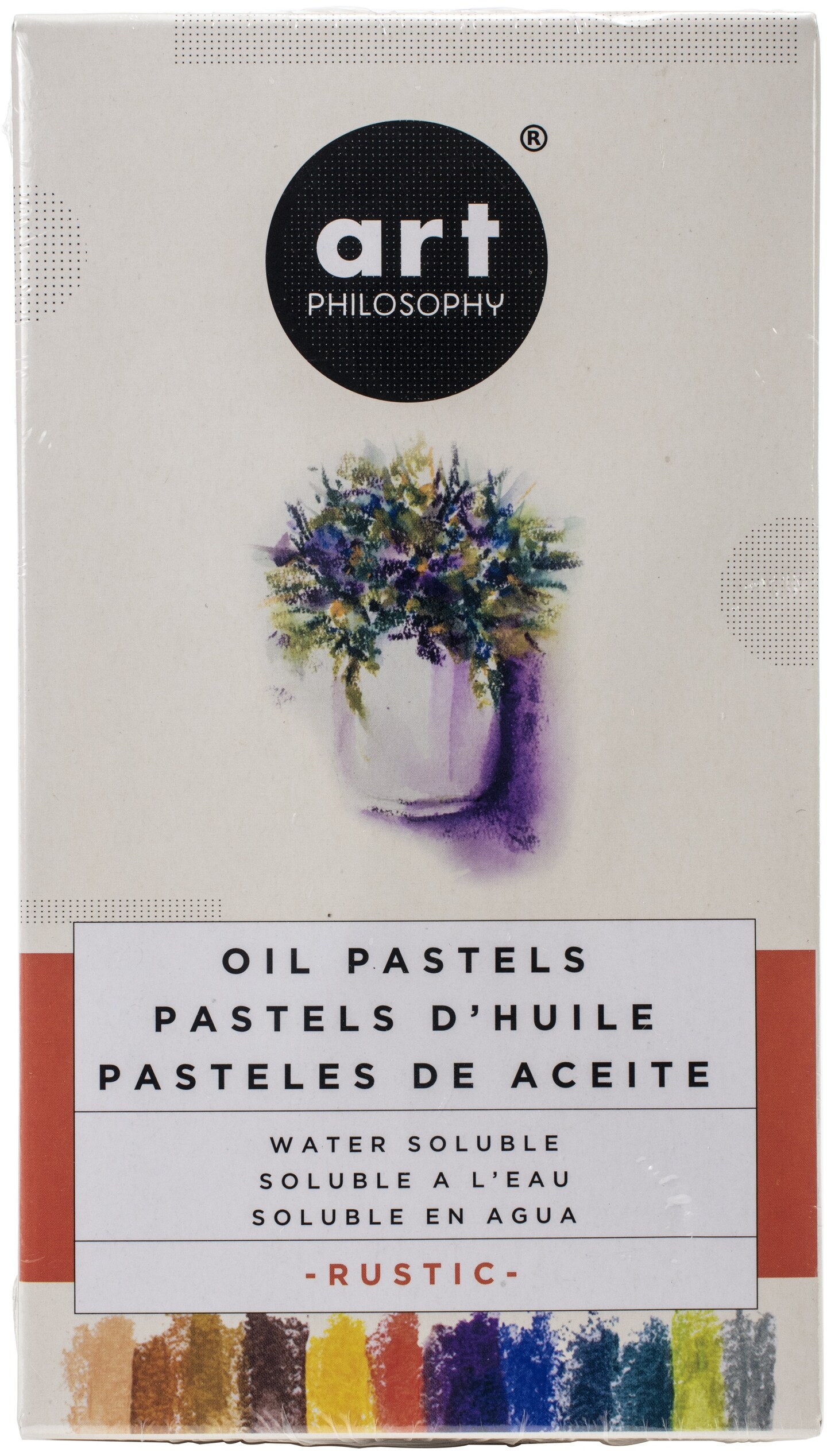Prima Art Philosophy Water Soluble Oil Pastels 12/Pkg-Rustic