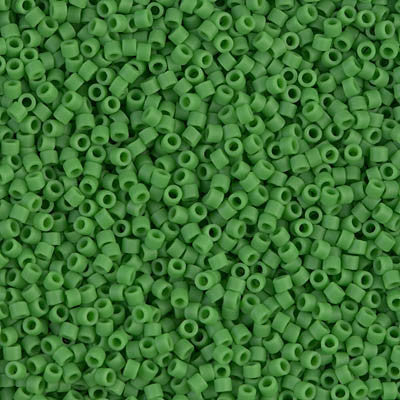 Miyuki Delica Bead 11/0 - DB0754 - Matte Opaque Green