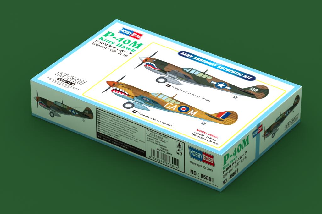 HobbyBoss  1/48 P-40M KITTY HAWK Plastic Model