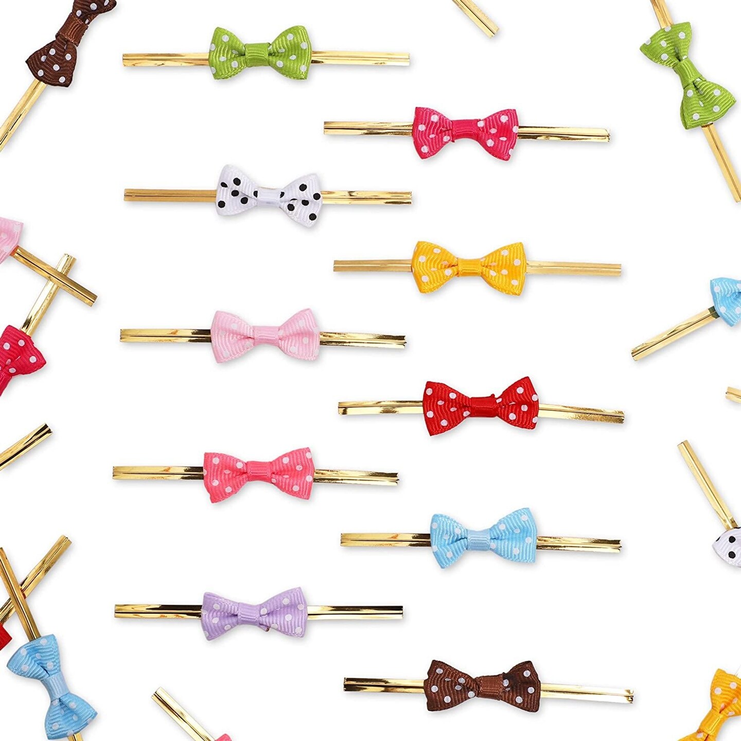 Mini Ribbon Bow Twist Ties for Treat Bags (10 Colors, 200 Pack) | Michaels
