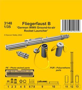 CMK  1/35 Fliegerfaust B &#x2018;German WWII ground-to-air rocket launcher&#x2019; 1/35