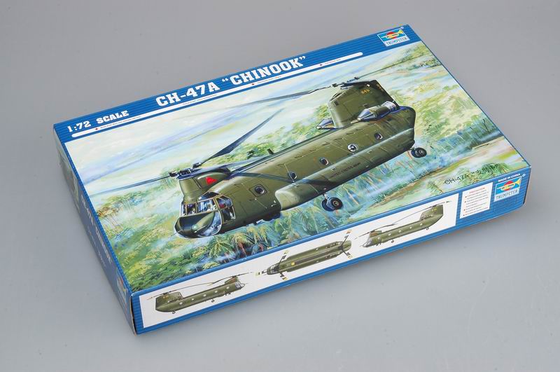 Trumpeter  1/72 CH-47A CHINOOK MEDIUM-LIFT HELI 1/72 Plastic Model