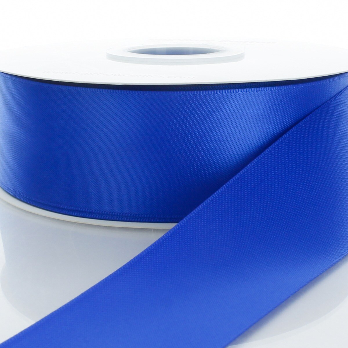Satin Ribbon - 1/2 inch x 50 Yards, Double Face Solid 1/2 x 50 Yds White