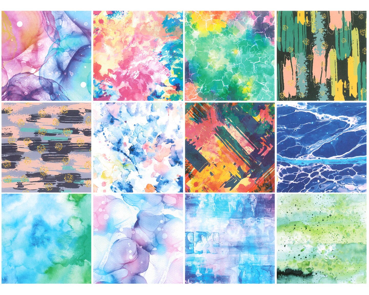 Wrapables 6x6 Decorative Single-Sided Scrapbook Paper for Arts & Crafts Projects, Scrapbooking, Card-Making