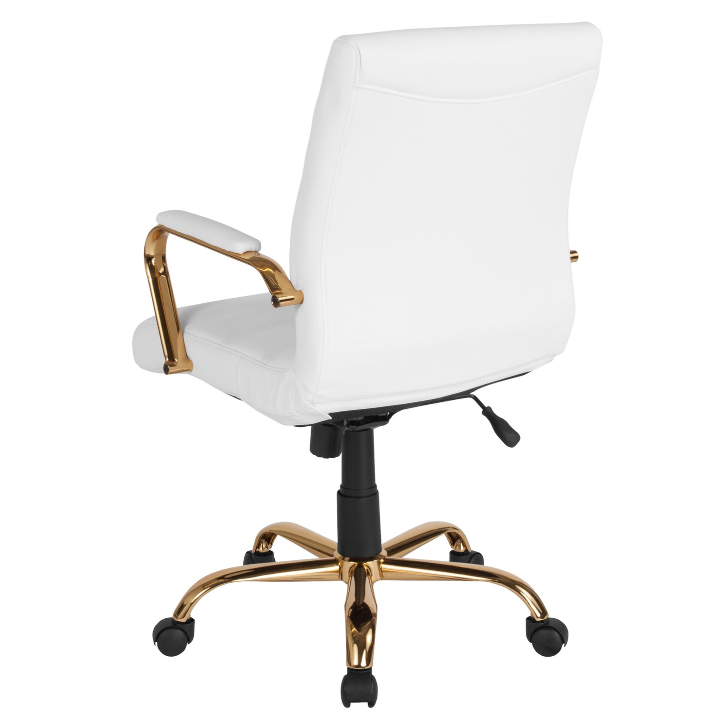 Merrick Lane Milano Contemporary Mid-Back Home Office Chair with Padded Arms