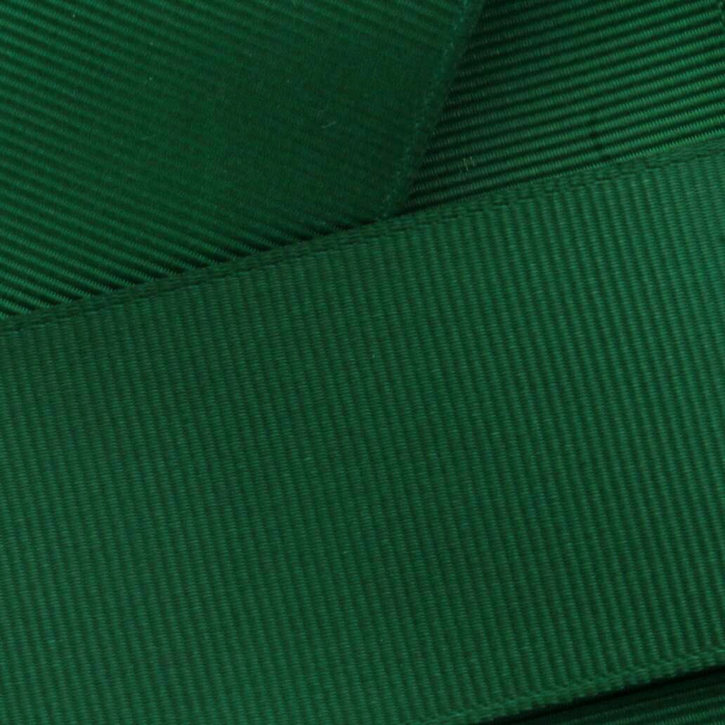 2.25&#x22; Grosgrain Ribbon Solid 587 Forest Green 10 Yard