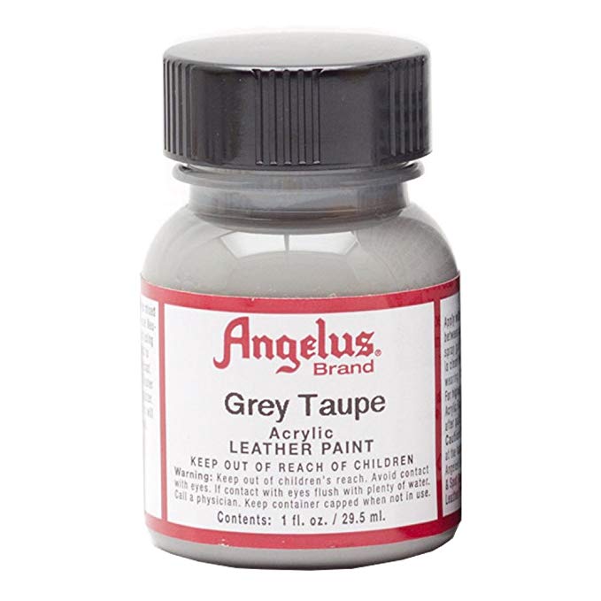 Angelus Shoe Polish - Acrylic Leather Paint - 1 oz. Bottle - Grey
