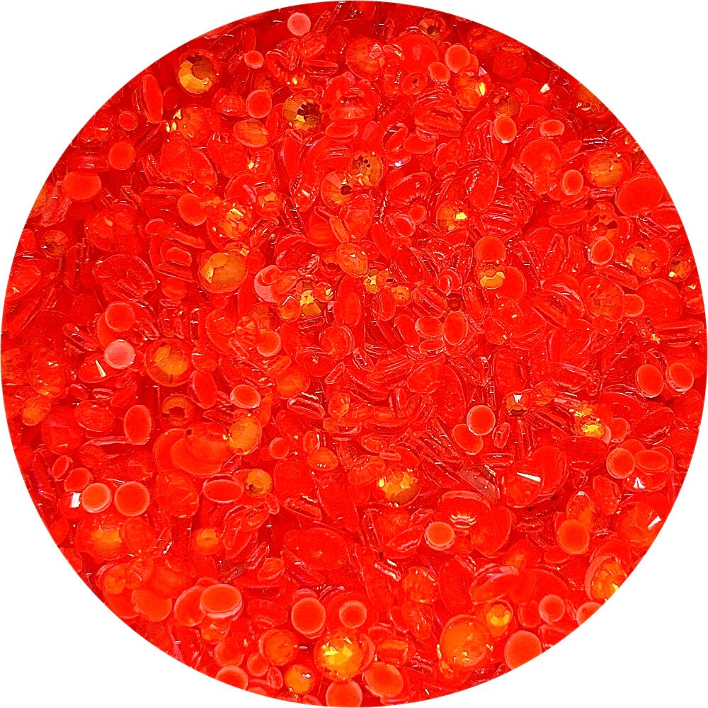 Glass Rhinestones - Mocha Flame Opal - Lauren Quigley's Rock Candy by Glitter Heart Co.™