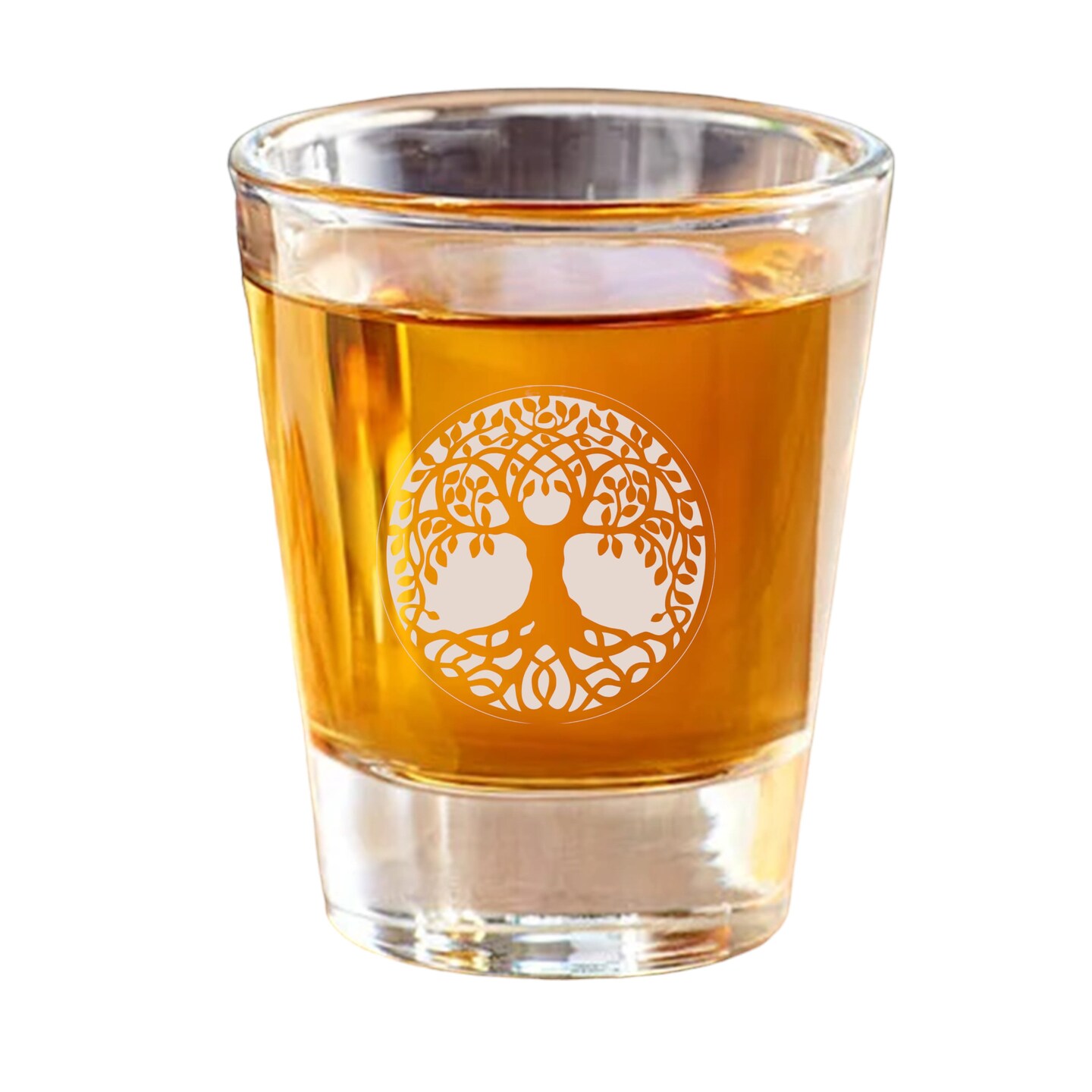 2oz Celtic Tree of Life Shotglass LASER 2oz Celtic Tree of Life Shotglass LASER