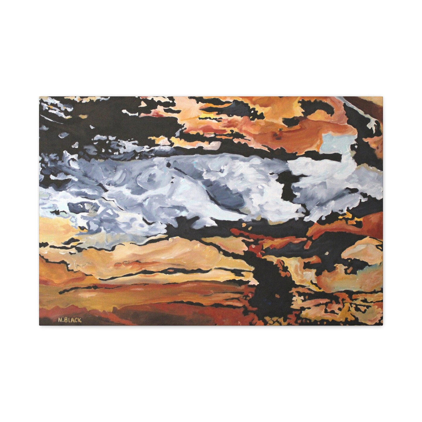 Abstract Canvas Art Home Decor Wood Wall Art Prints Large Wall Decor Coastal Driftwood Brown Grey Luxury Wall Art product 7