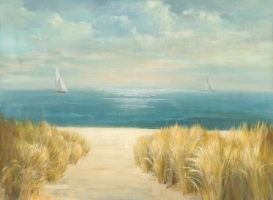 Seascape with Boat Poster Print by Nai Danhui - Item # VARPDX15122