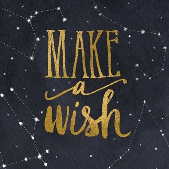 Starry Words I v.3 Gold Poster Print by Sara Zieve Miller - Item # VARPDX21671