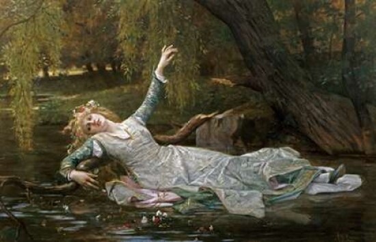 Ophelia Poster Print by Alexandre Cabanel - Item # VARPDX266023
