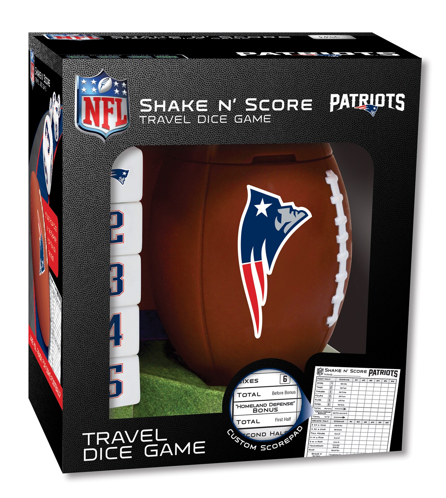 New England Patriots Hover Football With Bluetooth Speaker