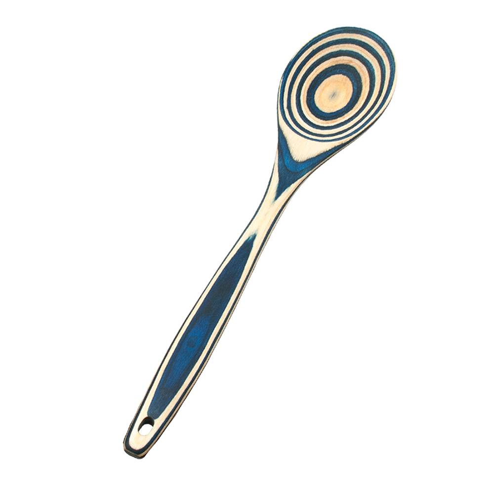 Pakkawood Wooden Cooking Spoon, Colorful and Durable 12 Inch Spoon, Stain Odor and Heat Resistant