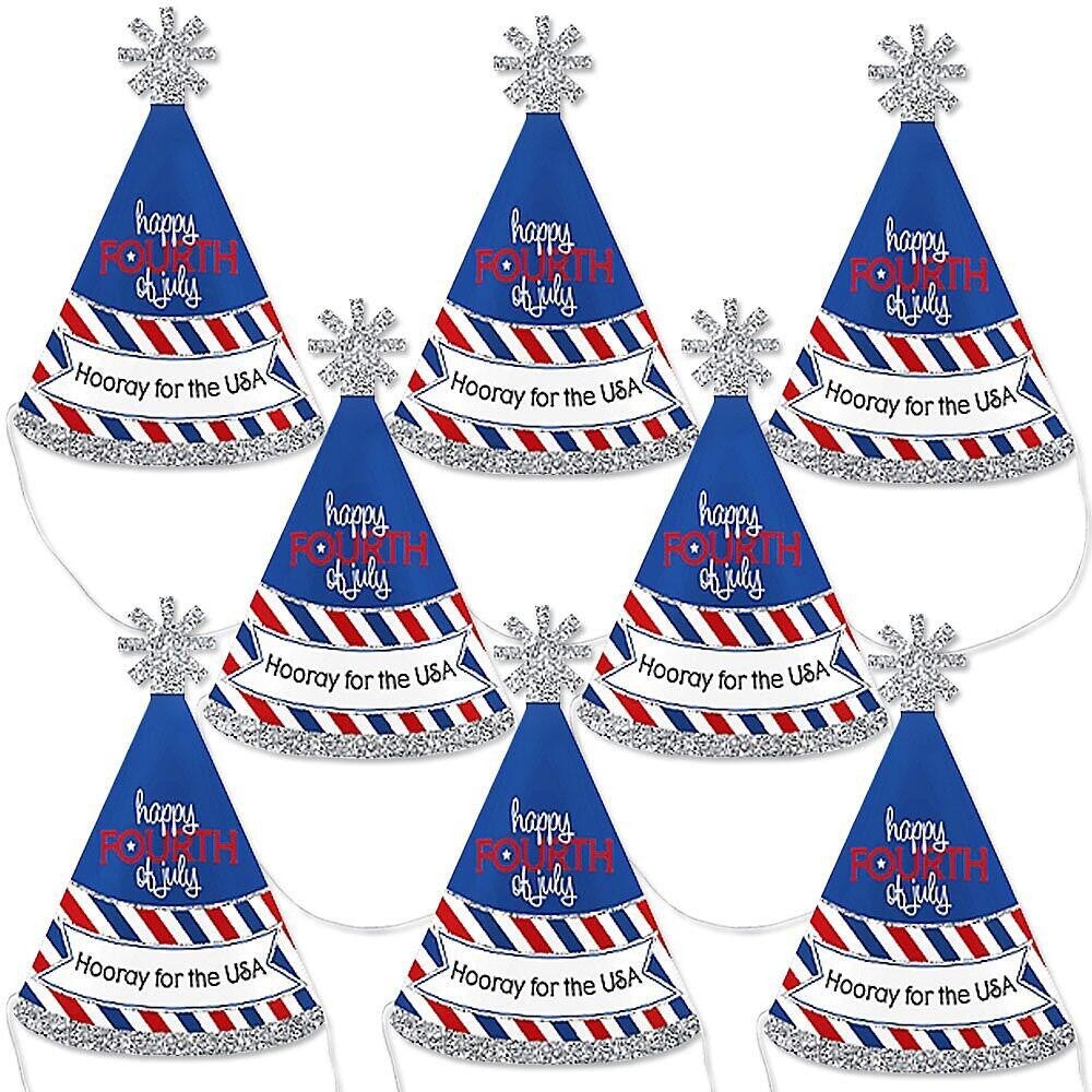 Miniature July 4th Glitter Hats July 4th Decor Independence 