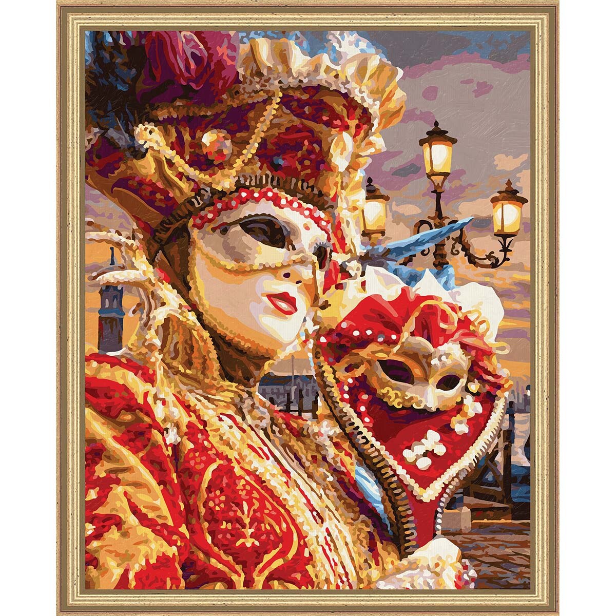 Schipper Carnival in Venice Kit & Frame PaintbyNumber Kit Michaels