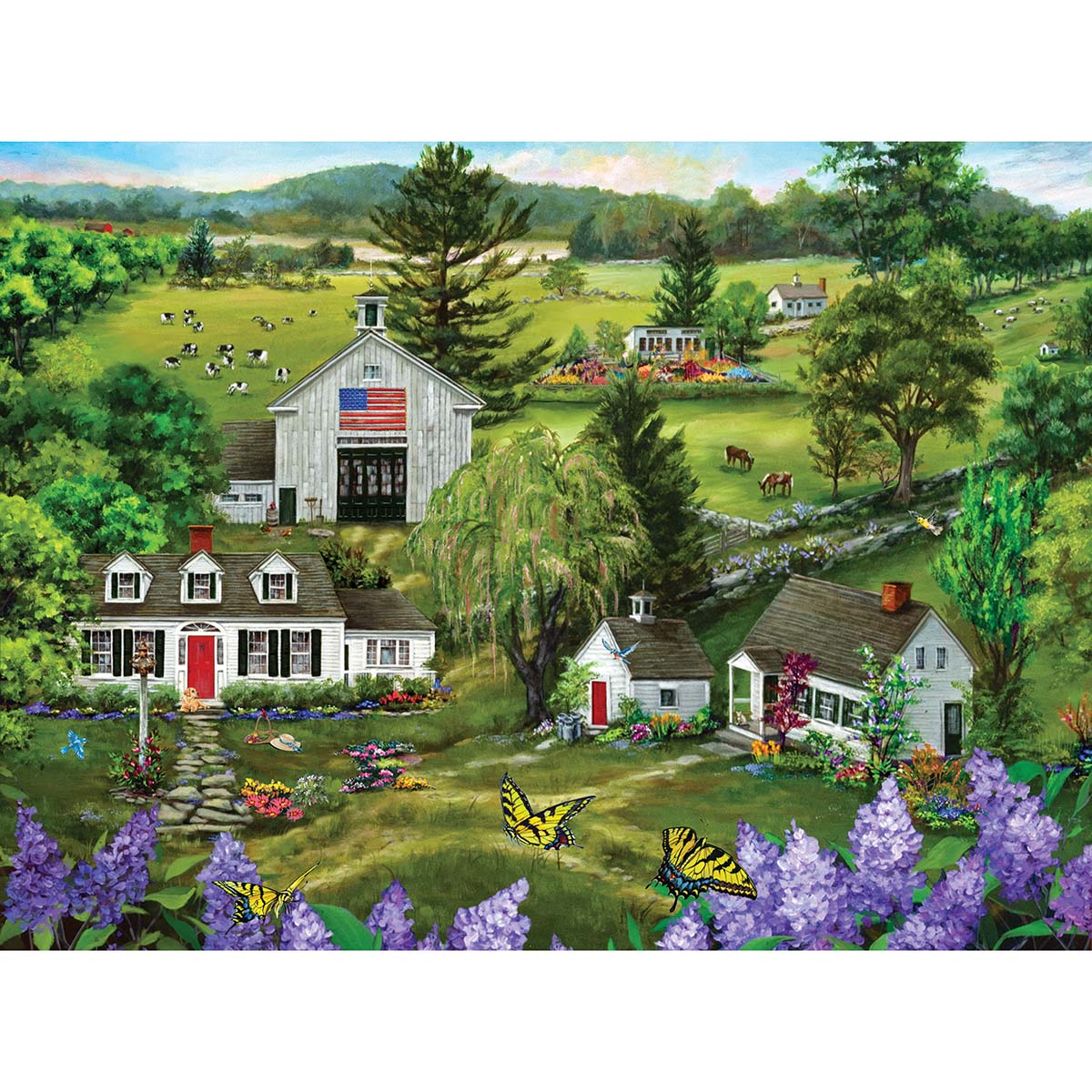 Puzzle Magic Lilac Grove Farm Jigsaw Puzzle Michaels