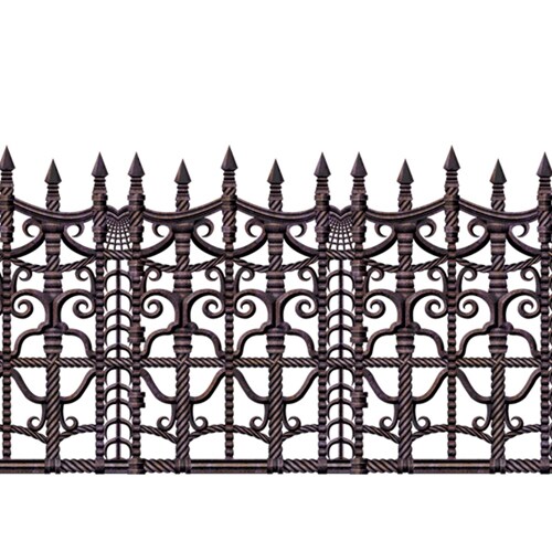Creepy Fence Plastic Border