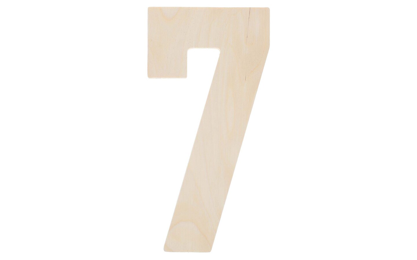 Good Wood by Leisure Arts Letter 13&#x22; No 7, Wooden Letters, Wood Letters, Wooden Letters Wall Decor, Large Wooden Letters, Wooden Letters 13 Inch, Small Wooden Letters for Crafts