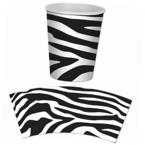 Zebra Print Beverage Cups