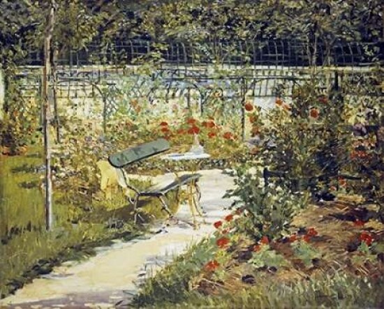 The Bench Garden at Versailles Poster Print by Edouard Manet - Item # VARPDX265150