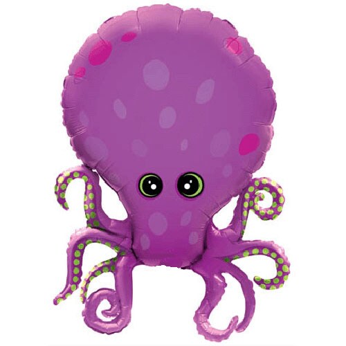 35-Inch Amazing Octopus Shaped Balloon