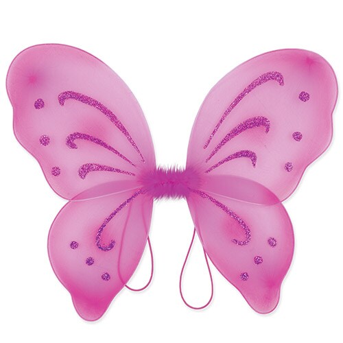 Cerise Nylon Fairy Wings
