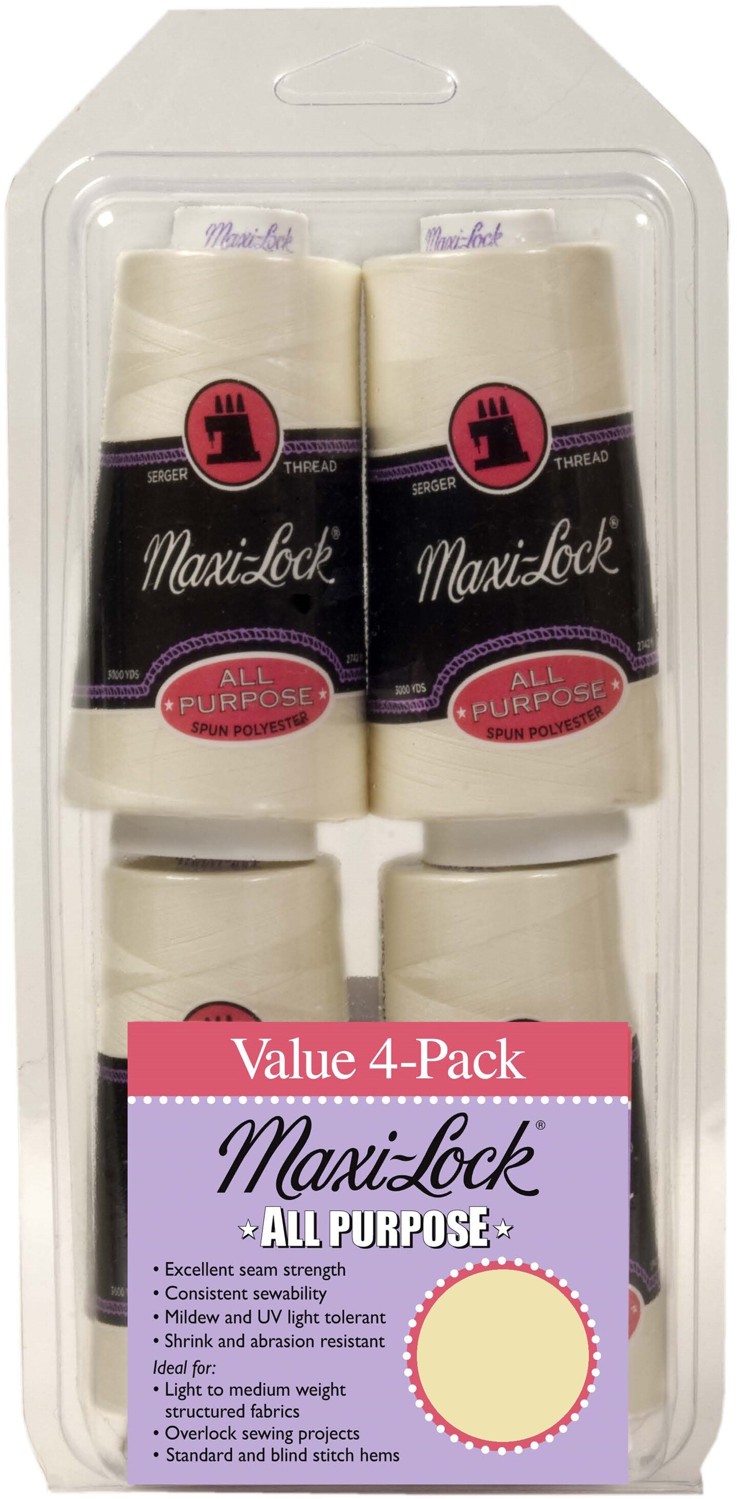 Maxi-Lock All Purpose Value Pack 4/Pkg