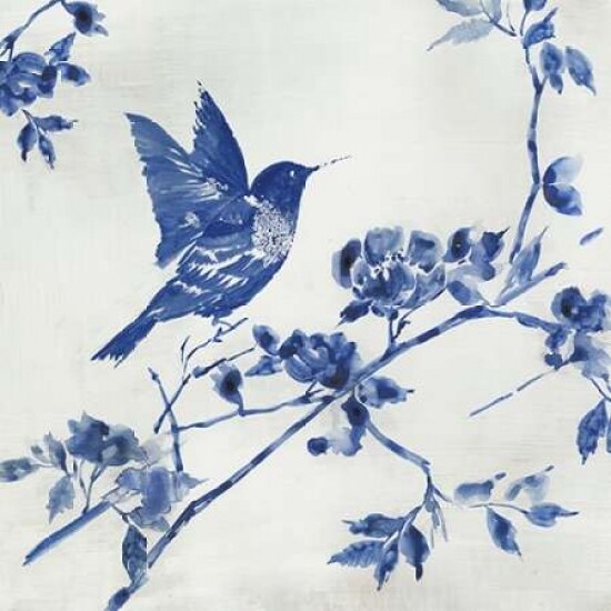 Porcelain Hummingbird Poster Print by Asia Jensen